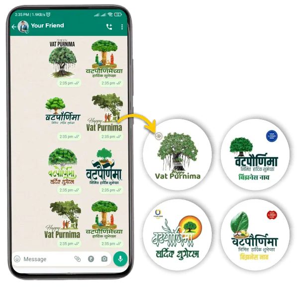 Vat Purnima Whatsapp Stickers